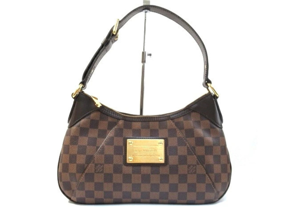 Louis Vuitton Damier Thames Bag Shoulder Brown